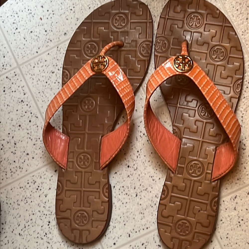Tory Burch sandals.